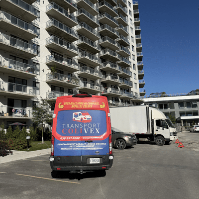 Déménagement sur les grands boulevards de Laval